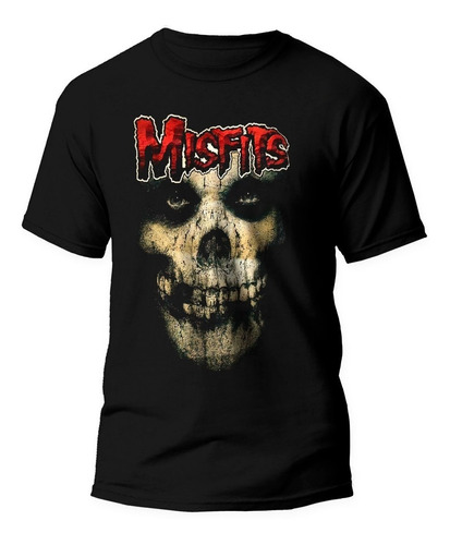 Playera Misfits, Punk, Full Color.