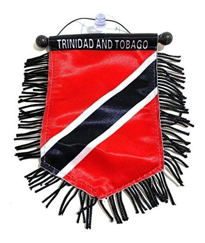 Bandera Mini Trinidad Y Tobago Para Accesorios De Automóvil