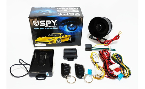 Alarma Para Vehiculo Spy 2 Controles Remoto