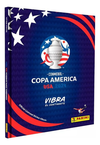 Álbum Tapa Dura Copa América 2024 Completo A Pegar Panini 