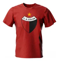 Comprar Remera Futbol Colon De Santa Fe Escudo En El Pecho Roja