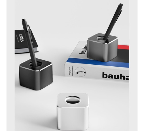 2xportalápices De Bolígrafo Metal Soporte Cepillo De Dientes