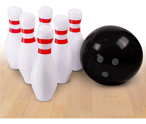 Juego De Bolos Gigantes Para Niños: Bolos Y Bolas Inflables