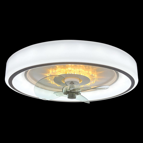 Ventilador De Techo, Luz Led, 6 Velocidades, Control Remoto.