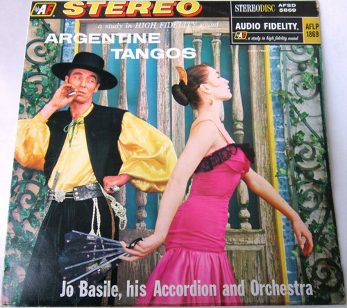 Jo Basile - Argentine Tangos Importado Usa Lp 