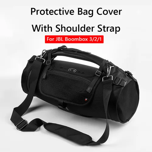 Sling Speaker Cases Cover Portable Travel Case Cover Breathable Accessories  with Removable Shoulder Strap for JBL Boombox 3
