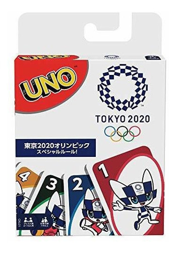 Uno Olympic Games Tokyo 2020 Card Game, Con 112 Cartas E In