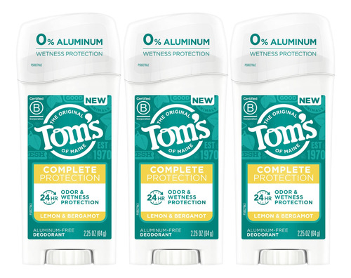 Tom's Of Maine Complete Protection Desodorante Natural Sin A