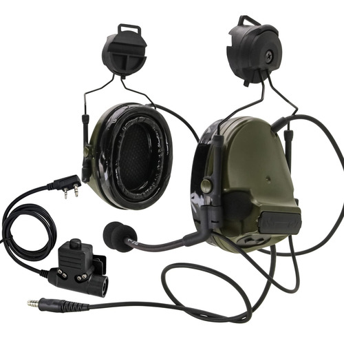 Hearfalcom Comta Iii Adaptador Riel Arc Casco Táctico Mmg