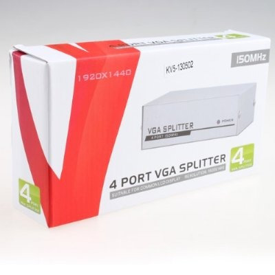 Imageâ® 1 Pc 4 Monitores Divisor Servicio De Vga / Svga Lcd