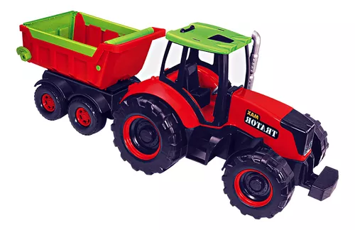 Trator Brinquedo Infantil Menino Caçamba Agrícola - Vermelho em Promoção na  Americanas