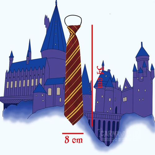 Imagen 2 de 10 de Corbata Gryffindor Hogwarts Harry Potter Disfraz