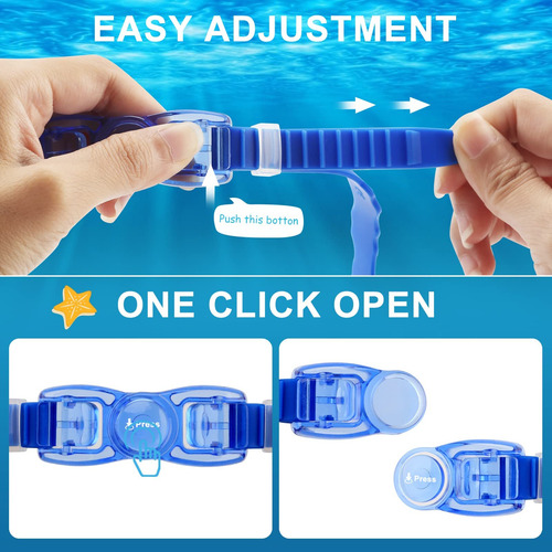 2 Pcs Gafas De Natación Para Niños, Lentes De Natación Con