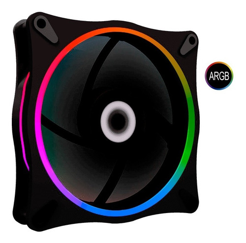 Fan Cooler Argb Dual Ring Gamemax Force 12rainbow-db 1-fan