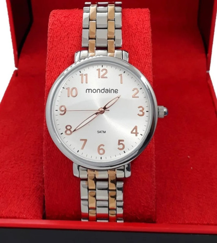 Relógio Mondaine Feminino Prateado Garantia Nfe