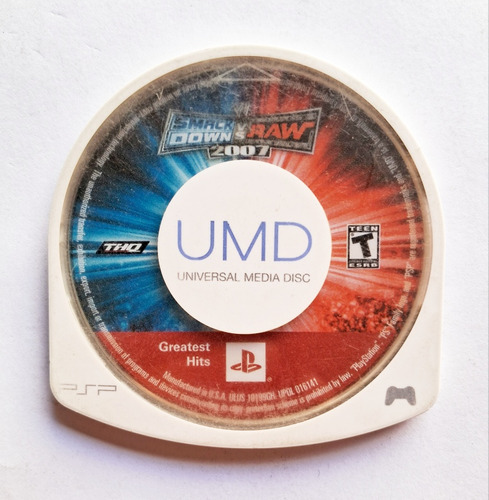 Smackdown Vs Raw 2007 Psp (Reacondicionado)