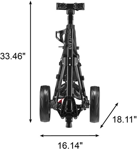 Imagen 4 de 9 de Kaddygolf Carro Manual Caddytek - Caddylite 11.5 3 Rdas