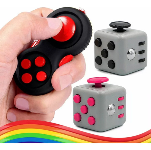 Fidget Cube - Juguete Anti Estrés 3pcs