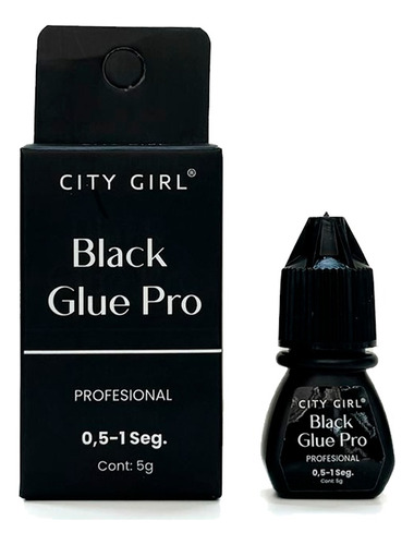 Pegamento City Girl Negro 0,5-1s 5g Extension De Pestañas