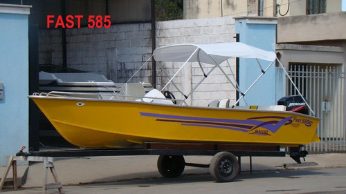 Lancha De Alumínio Malloy Modelo Fast 650
