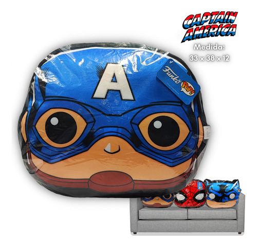 Cojín Almohada Capitán América - Marvel Comics Funko Captain