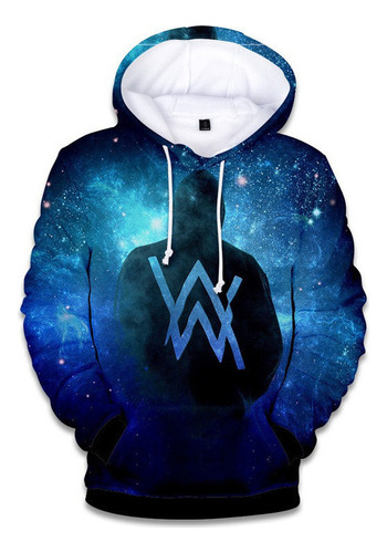 Sudadera Con Capucha Y Estampado De Moda Alan Walker