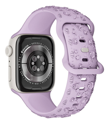 Correa Para Apple Watch Ultra 10 9 8 7 Se 6 Mujer Print Rose