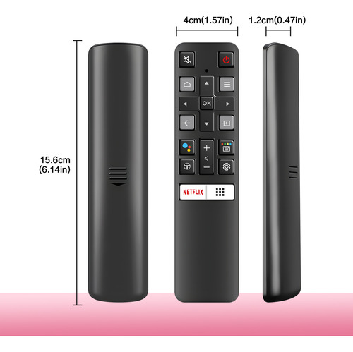 Control Remoto De Voz Inteligente Rc802v Fmr1 Para Tv Lcd Le