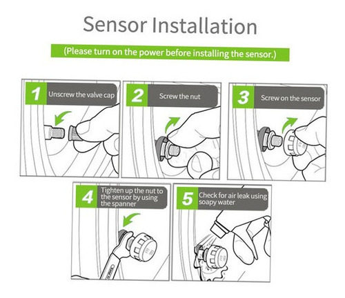 Imagen 7 de 9 de Sistema De Monitoreo De Presión De Neumáticos Tpms Inalámbri