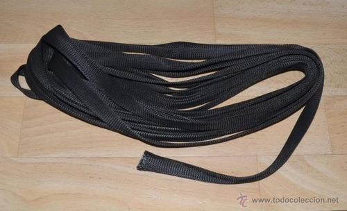 Cubre Cable Piel De Serpiente 3mm X1m Negro Extub-03bla/1