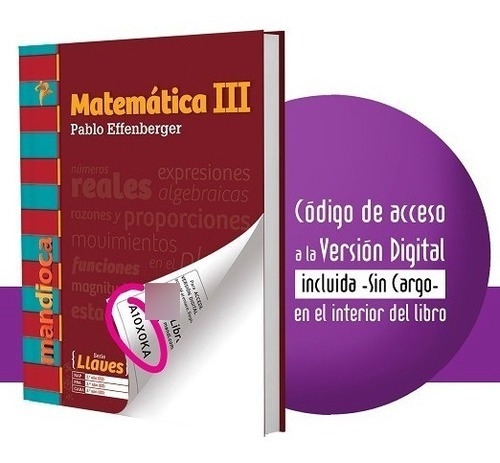 Matematica 3 Pablo Effenberger | Serie Llaves | Mandioca