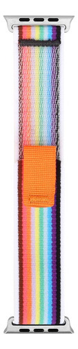 Correa T L Para Apple Watch Todas Las Series Arcoiris 38 A 41mm Y S10 42