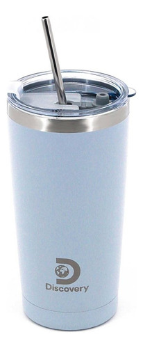 Vaso Térmico Discovery Con Sorbete 600ml 18495 Celeste Lisa