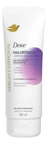 Dove Sérum Hidratante Corporal Hialurônico + Dermo Renovador 380m...