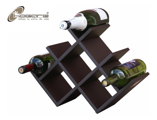 Imagen 1 de 5 de Cava Porta Botellas Elegante Y Practica De Madera Hogare