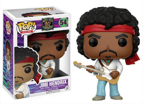 Funko Pop #54 Jimi Hendrix Musica Rock 100% Original