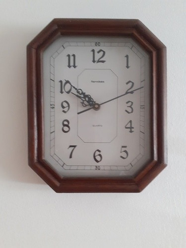 Reloj De Pared Madera Fornitex Blanco