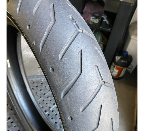 Pneu Dianteiro 130/80/17 Dunlop D408f Harley Davidson Usado (Usado)