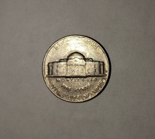 Five Cents Of 1964 With Errors D (Usado)