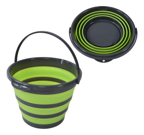 Jy Cubo De Agua Portátil Plegable Con Cubeta Plegable