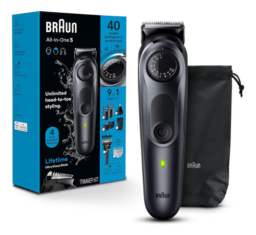 Kit Todo-en-uno Braun 9 En 1 Para Recorte Y Arreglo
