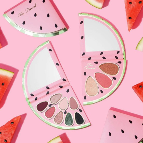 Paleta Too Faced Watermelon Slice Maquiagem Face E Olhos Sombra Variadas