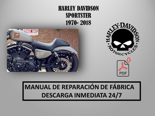 Manual Servicio Reparacion Harley Davidson Sportster '70-'18