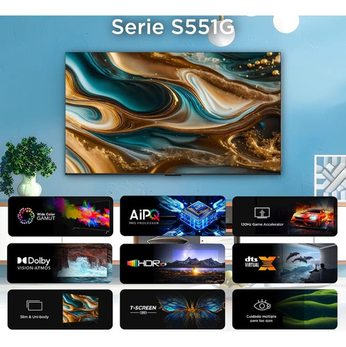 Tcl 75s551g 75 Pulgadas S5 4k Uhd Hdr Led Smart Google Tv