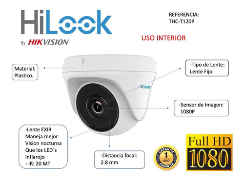 Imagen 6 de 10 de Kit Hikvision Hilook Dvr 1080 4ch + 4 Cámaras 1080p +accesor
