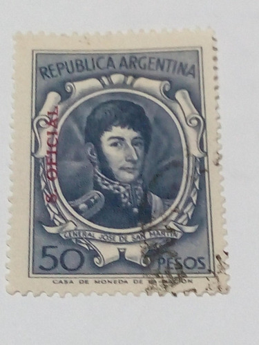 Estampilla Argentina 692  San Martín            (11)