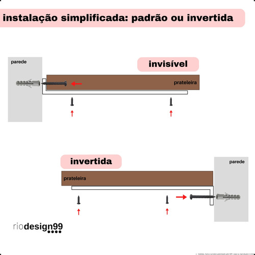 25cm - Mão Francesa Cantoneira Branca Reforçada - Rio Design99 - Ferro Aço Suporte Para Prateleira Resistente Industrial Prateleira Madeira Bancada Estante Triangular S50