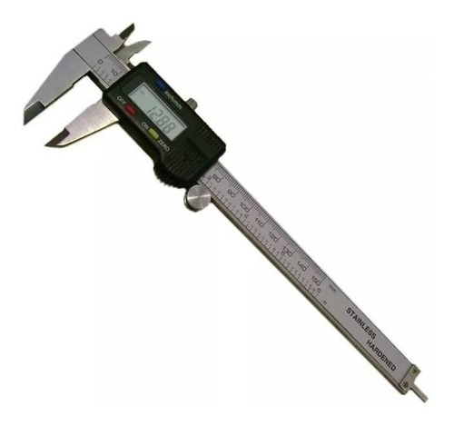 Imagem 2 de 4 de Paquímetro Digital 150mm Aço Inox + Estojo 316119 Mtx
