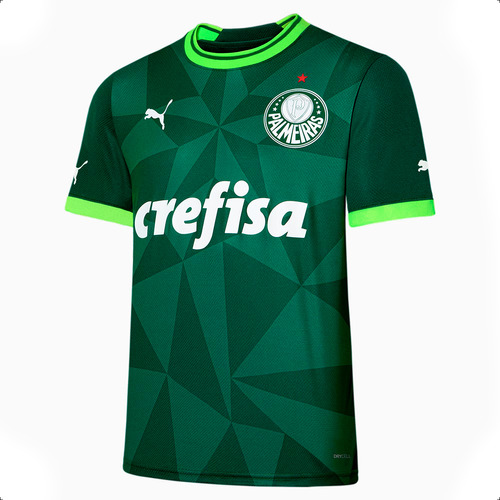 Camisa Palmeiras Puma Masculina Home 2023 Verde Original