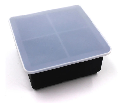 1 Compartimento Cuadrado Grande De Silicona Para Hielo Con T